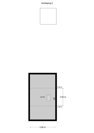 Floorplan - Joost van Vondelstraat 20A, 6416 AS Heerlen
